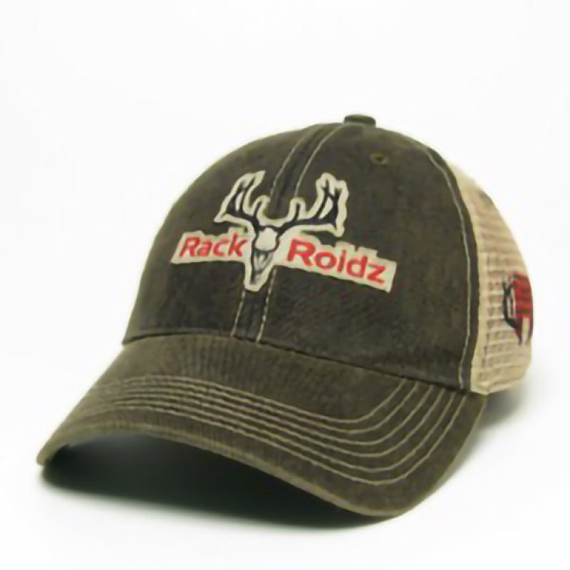 Black legacy trucker mesh back snap back hat