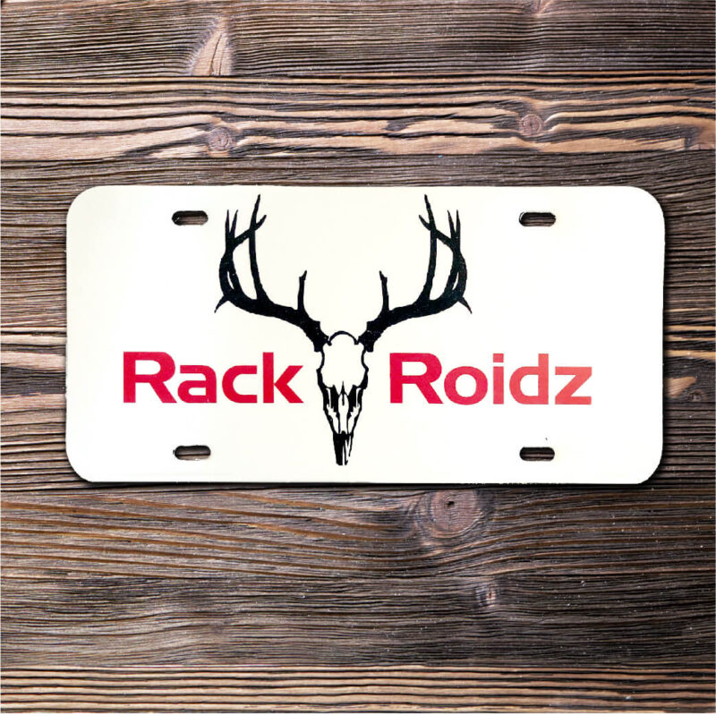 RackRoidz license plate