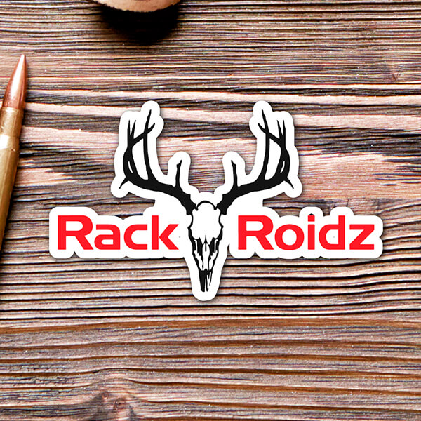 RackRoidz 5x3 logo diecut sticker